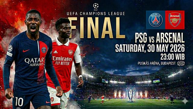Fakta Menarik Jelang Duel PSG vs Arsenal di Final Liga Champions 2025/2026