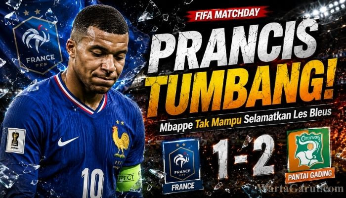 Hasil Prancis vs Pantai Gading: Gol Amad Diallo Tumbangkan Les Bleus